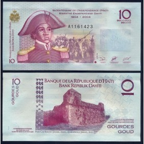 HAITI 10 Gourdes 2004