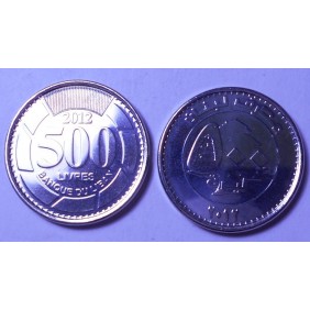 LEBANON 500 Livres 2012