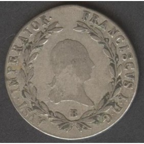 AUSTRIA 20 Kreuzer 1818B AG...