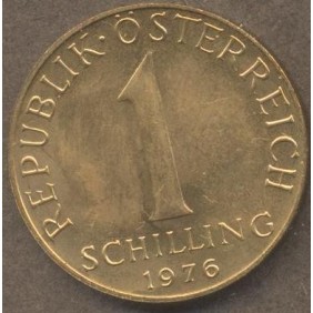 AUSTRIA 1 Schilling 1976 Proof