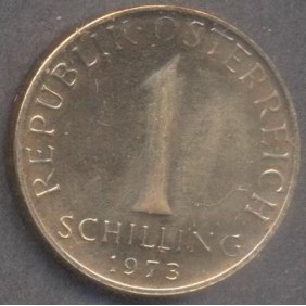 AUSTRIA 1 Schilling 1973 Proof