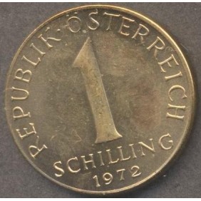 AUSTRIA 1 Schilling 1972 Proof
