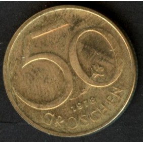 AUSTRIA 50 Groschen 1978 Proof