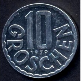 AUSTRIA 10 Groschen 1979 Proof