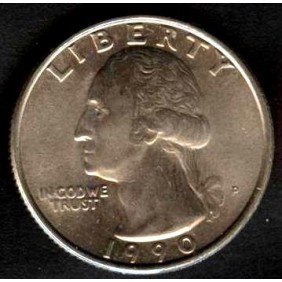 USA Washington Quarter 1990 P