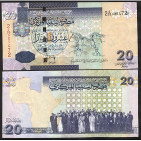 LIBYA 20 Dinars 2009