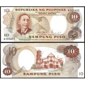 PHILIPPINES 10 Piso 1969
