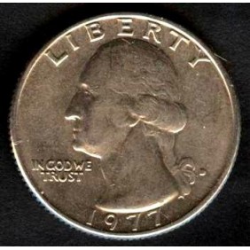 USA Washington Quarter 1977 D