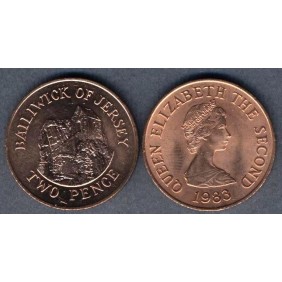 JERSEY 2 Pence 1983