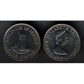 JERSEY 5 Pence 1990