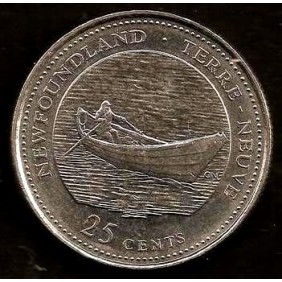 CANADA 25 Cents 1992 New...