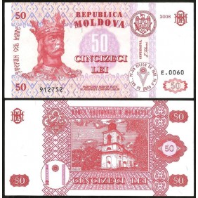 MOLDOVA 50 Lei 2008