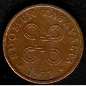 FINLAND 5 Pennia 1973