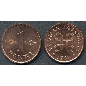 FINLAND 1 Penni 1966 UNC/BU