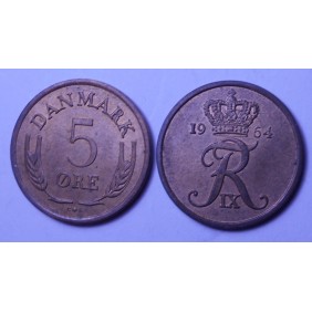 DENMARK 5 Ore 1964 br