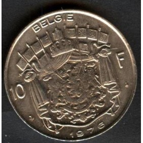 BELGIUM 10 Francs 1976 Belgie