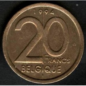 BELGIUM 20 Francs 1994...