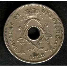 BELGIUM 5 Centimes 1922...