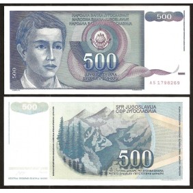 YUGOSLAVIA 500 Dinara 1990