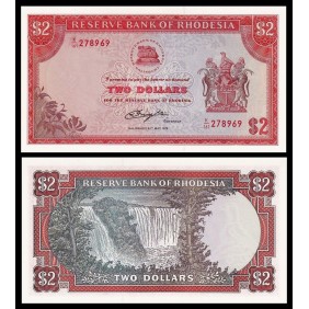 RHODESIA 2 Dollars 1979
