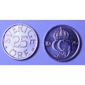 SWEDEN 25 Ore 1976