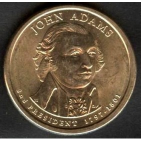 USA 1 Dollar 2007 P John Adams