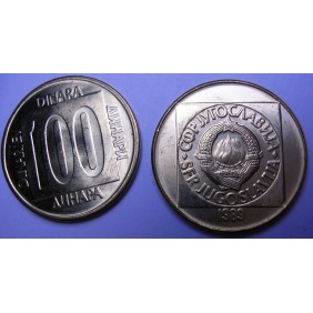 YUGOSLAVIA 100 Dinara 1989