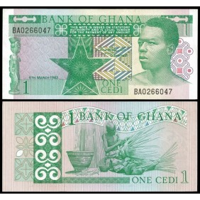 GHANA 1 Cedi 1982