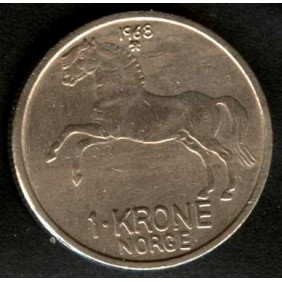 NORWAY 1 Krone 1968