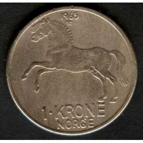 NORWAY 1 Krone 1965