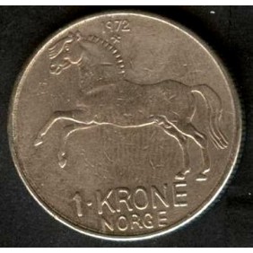 NORWAY 1 Krone 1972