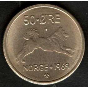 NORWAY 50 Ore 1969