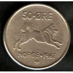 NORWAY 50 Ore 1967