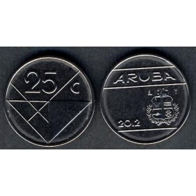 ARUBA 25 Cents 2012