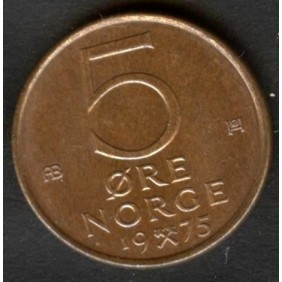 NORWAY 5 Ore 1975
