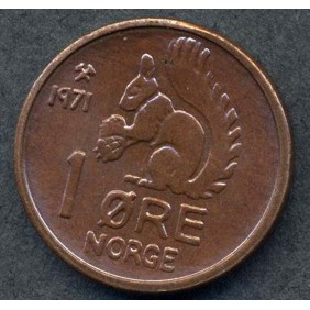 NORWAY 1 Ore 1971