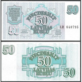 LATVIA 50 Rublu 1992