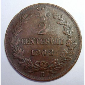 2 Centesimi 1908 Valore