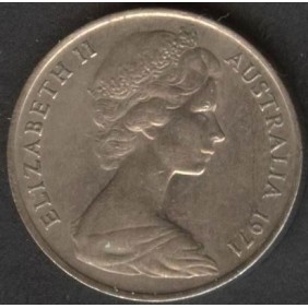 AUSTRALIA 10 Cents 1971