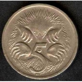 AUSTRALIA 5 Cents 1969