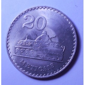 MOZAMBIQUE 20 Meticais 1980