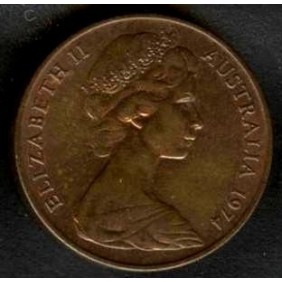 AUSTRALIA 2 Cents 1974