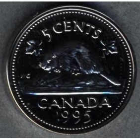 CANADA 5 Cents 1995 Proof
