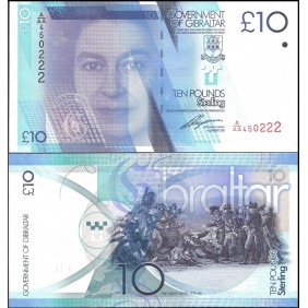 GIBRALTAR 10 Pounds 2010