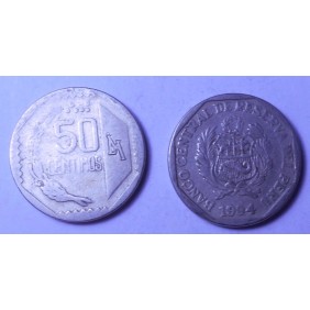 PERU 50 Centimos 1994