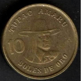 PERU 10 Soles 1978 Tupac Amaru