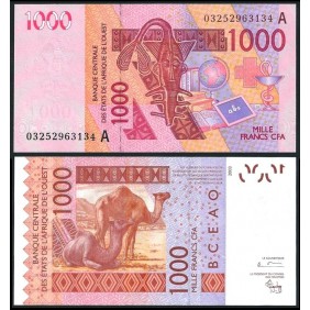 IVORY COAST (W. A. S.) 1000...