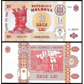 MOLDOVA 10 Lei 1994