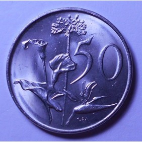 SOUTH AFRICA 50 Cents 1981
