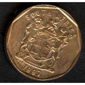 SOUTH AFRICA 10 Cents 1997